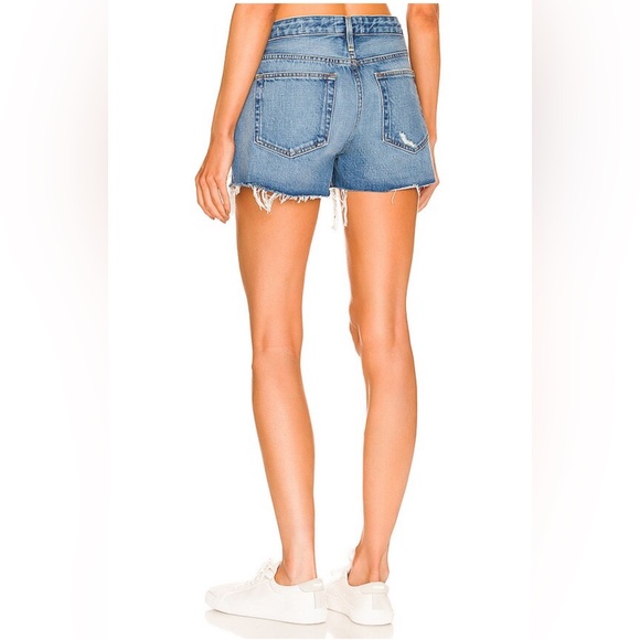 Frame Denim Le Grand Garcon Shorts Size 33 - Picture 3 of 10